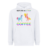 White Before After Coffee Heavyweight Hoodie - Bettercallsaul