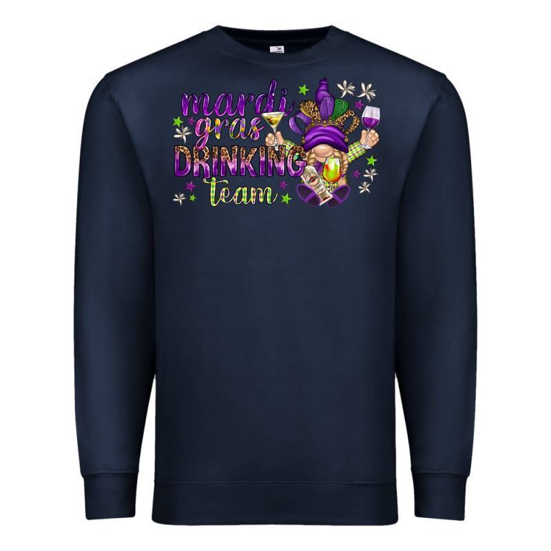 Mardi Gras Day Nurse Premium Sweatshirt by NancyCooperArtShop | Teevron