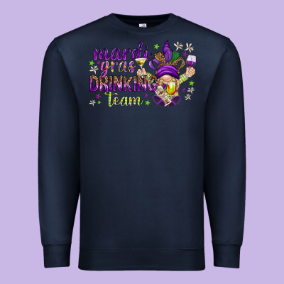 Mardi Gras Day Nurse Premium Sweatshirt Designed By Nancycooperartshop