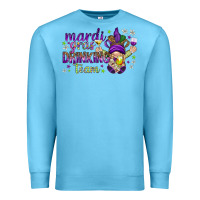 Ocean Blue Mardi Gras Day Nurse Premium Sweatshirt - NancyCooperArtShop