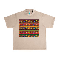 French Oak Christmas lights serape Urban Heavy Tee - BarkalooDesign