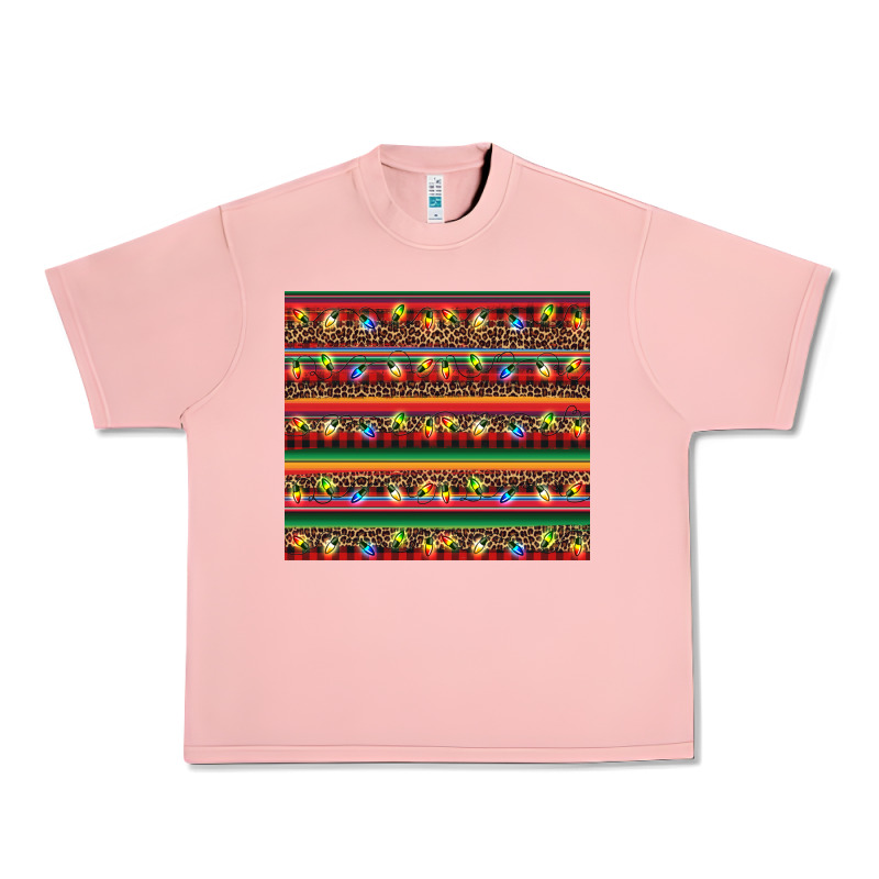 Christmas Lights Serape Urban Heavy Tee by BarkalooDesign | Teevron