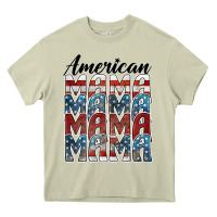 Mossy american mama Heavy Core Tee - BarkalooDesign