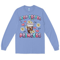 Colony Blue iced coffee princess Long Sleeve Tee - MaliasSmallBusiness