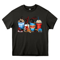 Asphalt hockey begins after coffee cups Heavy Core Tee - Zillion Design Studio