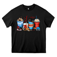 Black hockey begins after coffee cups Heavy Core Tee - Zillion Design Studio