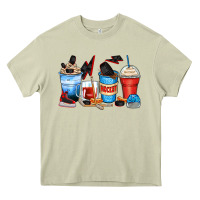 Mossy hockey begins after coffee cups Heavy Core Tee - Zillion Design Studio