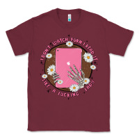 Burgundy i don't watch prn i read it like a fucking lady Classic Tee - MaliasSmallBusiness