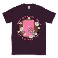 Plum i don't watch prn i read it like a fucking lady Classic Tee - MaliasSmallBusiness