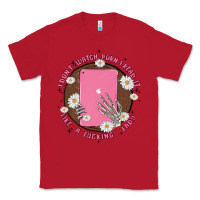 Red i don't watch prn i read it like a fucking lady Classic Tee - MaliasSmallBusiness