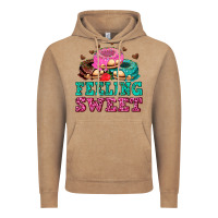 Vintage Coffee feeling sweet donuts Vintage Hoodie - AdoDesignShop