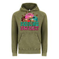 Vintage Olive feeling sweet donuts Vintage Hoodie - AdoDesignShop
