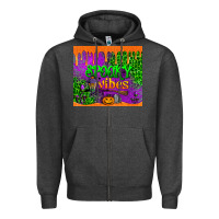 Charcoal Heather spooky vibes tumbler Zipper Hoodie - BundleAndBundleShop