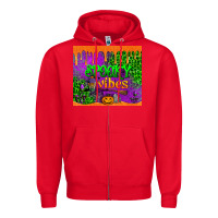 Red spooky vibes tumbler Zipper Hoodie - BundleAndBundleShop
