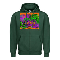 Sports Green spooky vibes tumbler Zipper Hoodie - BundleAndBundleShop