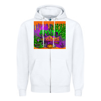 White spooky vibes tumbler Zipper Hoodie - BundleAndBundleShop