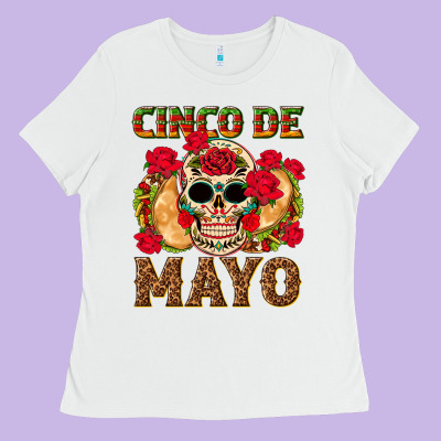 Cinco De Mayo Ladies Tee Designed By Texasbilliewilder