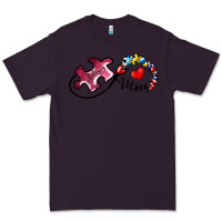 Plum autism mom 1 Premium Tee - SublimationCraftShop