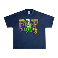 Navy fat tuesday mardi gras Urban Heavy Tee - Jasminsmagicworld