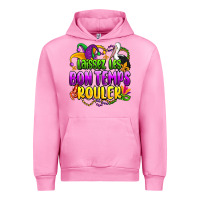 Fuchsia Pink laissez les bon temps rouler olivia Urban Hoodie - OliviaCreatesArt
