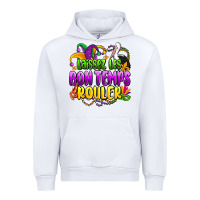 White laissez les bon temps rouler olivia Urban Hoodie - OliviaCreatesArt