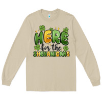 Mushroom here for the shenanigans Long Sleeve Tee - MaliasSmallBusiness