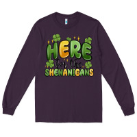 Plum here for the shenanigans Long Sleeve Tee - MaliasSmallBusiness