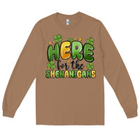 Toasted Coconut here for the shenanigans Long Sleeve Tee - MaliasSmallBusiness