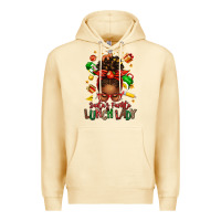 Pina Colada santas favorite lunch lady afro messy bun Premium Hoodie - texasbilliewilder