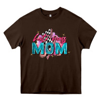 Chocolate Brown hot mess mom Heavy Core Tee - Zillion Design Studio