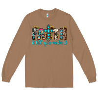 Toasted Coconut faith it till you make it Long Sleeve Tee - JahusDesignShop
