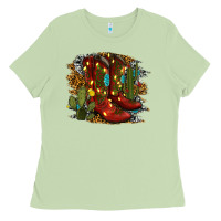 Matcha christmas cowboy boots Ladies Tee - RanaPortraitStore