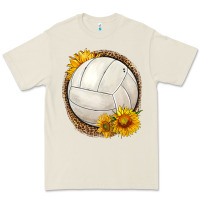 Western Volleyball With Sunflower Premium Tee | Teevron