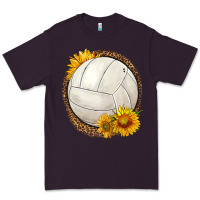 Plum western volleyball with sunflower Premium Tee - HRA Design Shop