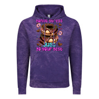 Cloud Purple donut stress just do your best Vintage Hoodie - AdoDesignShop