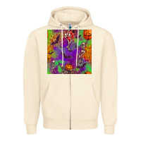Sandshell halloween party seamless pattern Zipper Hoodie - BundleAndBundleShop