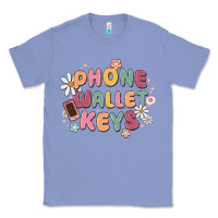 Colony Blue phone wallet keys Classic Tee - MaliasSmallBusiness