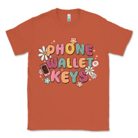 Copper phone wallet keys Classic Tee - MaliasSmallBusiness