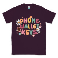 Plum phone wallet keys Classic Tee - MaliasSmallBusiness