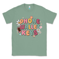 Sage phone wallet keys Classic Tee - MaliasSmallBusiness