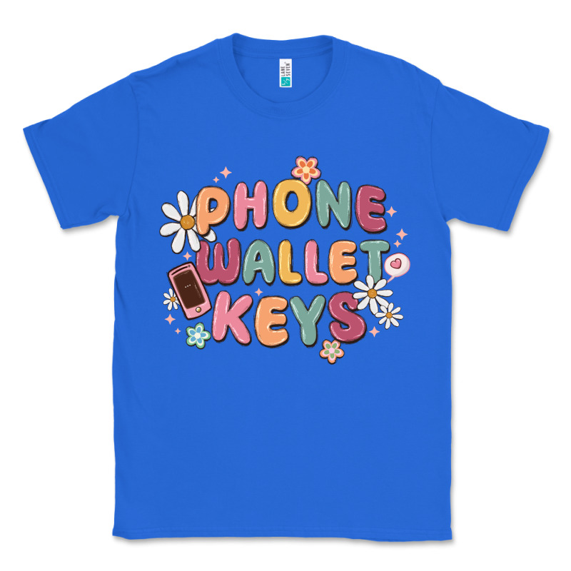 Phone Wallet Keys Classic Tee by MaliasSmallBusiness | Teevron