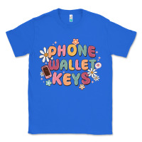 True Royal phone wallet keys Classic Tee - MaliasSmallBusiness