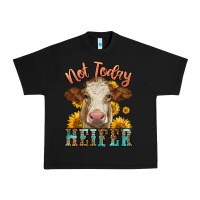 Black heifer with sunflowers Urban Heavy Tee - LillyAllenDesigns