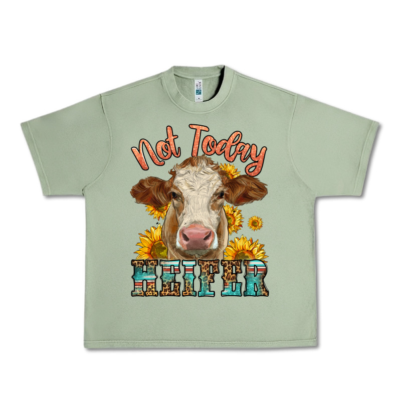 Heifer With Sunflowers Urban Heavy Tee by LillyAllenDesigns | Teevron