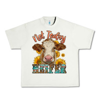 Pistachio heifer with sunflowers Urban Heavy Tee - LillyAllenDesigns