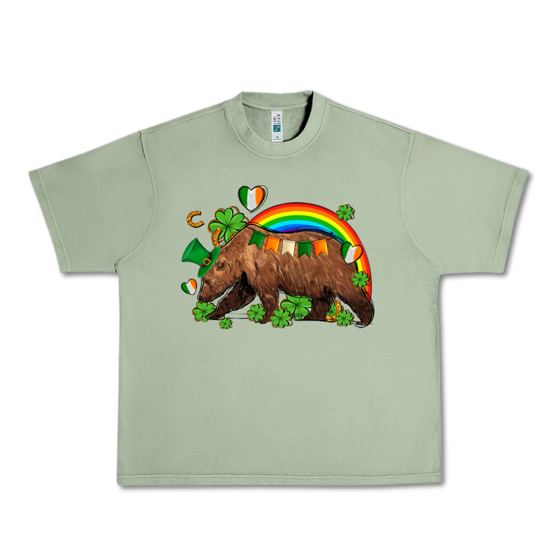 St Patricks Bear Ado Urban Heavy Tee by AdoDesignShop | Teevron