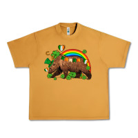 Peanut Butter st patricks bear ado Urban Heavy Tee - AdoDesignShop