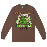 Chestnut rolling up some shamrock spirit Long Sleeve Tee - MaliasSmallBusiness