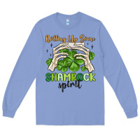 Colony Blue rolling up some shamrock spirit Long Sleeve Tee - MaliasSmallBusiness
