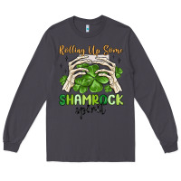 Smoke rolling up some shamrock spirit Long Sleeve Tee - MaliasSmallBusiness
